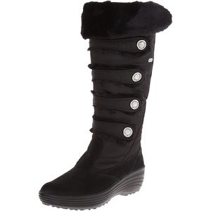 PAJAR Maureen Faux Fur Black Snow Winter Boots 11
